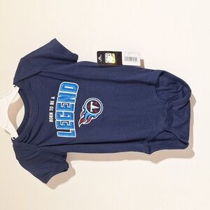 Tennessee Titans Outer Stuff Navy One Piece Bottom Buttons 24 Months